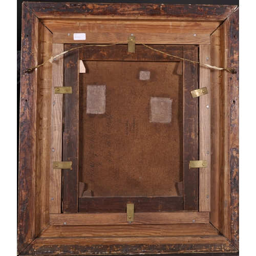 120 - M A E Hodges (19th Century) British. “Study of a Head”,   Oil on Canvas, Inscribed on the reverse, 2... 