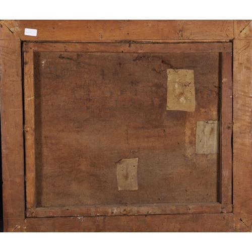 14 - 18th Century Italian School. Still Life of Flowers in a Chinese Vase, Oil on Canvas, in a Carved Woo... 