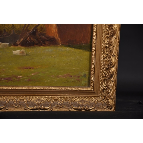 142 - Alfred Banner (act.c.1880-c.1915) British. “Rowington, Nr Warwick”, with a Boy and Donkey and Cart, ... 