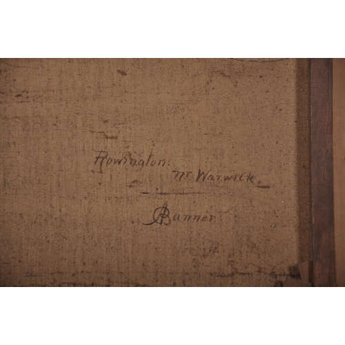 142 - Alfred Banner (act.c.1880-c.1915) British. “Rowington, Nr Warwick”, with a Boy and Donkey and Cart, ... 