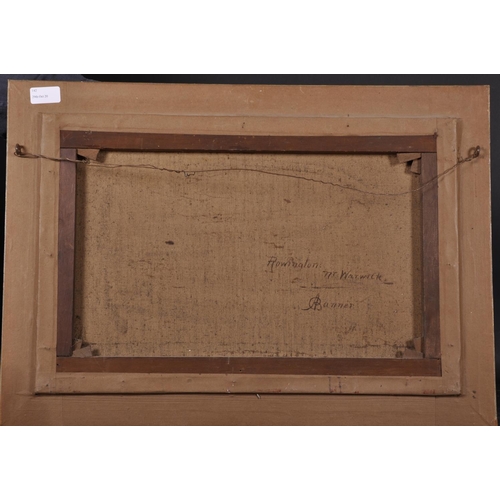 142 - Alfred Banner (act.c.1880-c.1915) British. “Rowington, Nr Warwick”, with a Boy and Donkey and Cart, ... 