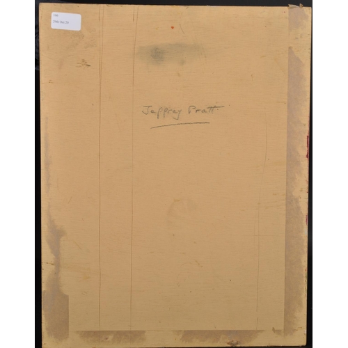 166 - Jeffrey Pratt (1940-    ) British. A Lady Ironing, Oil on Panel, Signed, Unframed,  18” x 14” (45.7 ... 