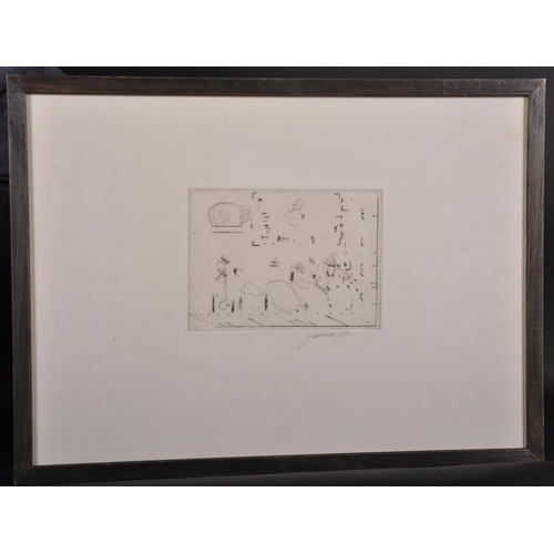 177 - Jack Smith (1928-2011) British. Untitled, Etching, Signed and Dated ’68 in Pencil, 5” x 6.75” (12.7 ... 