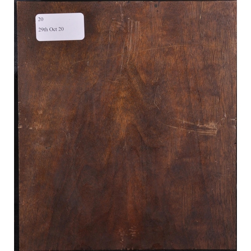 20 - Manner of David Teniers (1610-1690) Dutch. Figures in a Tavern Interior, Oil on Panel, Unframed, 7.7... 