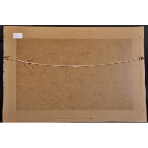 278 - Richmond Markes (act.1890-1920) British. “Off the South Coast”, Shipping in Choppy Waters, Watercolo... 