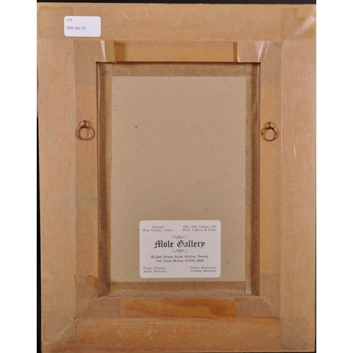 325 - Circle of George Armfield (1808-1893) British. Study of a Collie Dog, Oil on Board, bears a Signatur... 