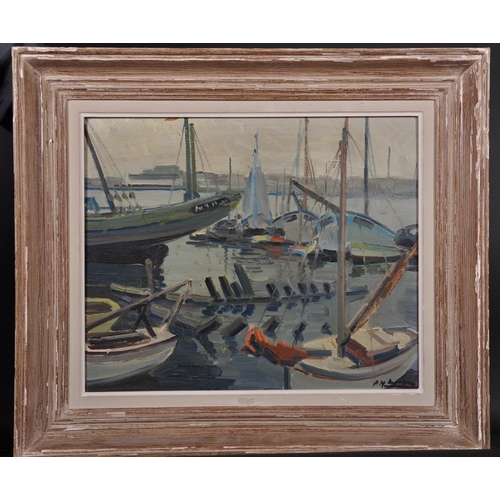 352 - Paul Marie Lepage (1909-1976) French. A Harbour Scene, Oil on Canvas, Signed, 15