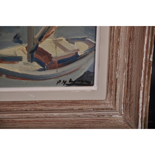 352 - Paul Marie Lepage (1909-1976) French. A Harbour Scene, Oil on Canvas, Signed, 15