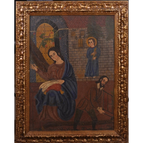 36 - 20th Century Spanish School. A Figure Subject, Oil on Canvas, 33” x 25” (83.7 x 63.5cm)