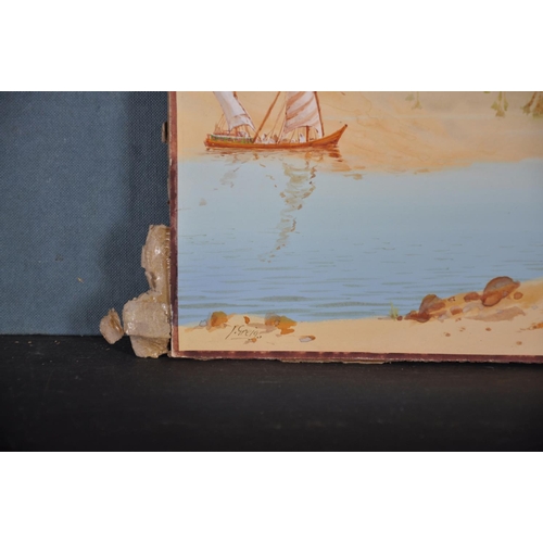 67 - James Greig (1861-1941) British A View on the Nile, Watercolour, Signed, Unframed,  12” x 19.5” (30.... 