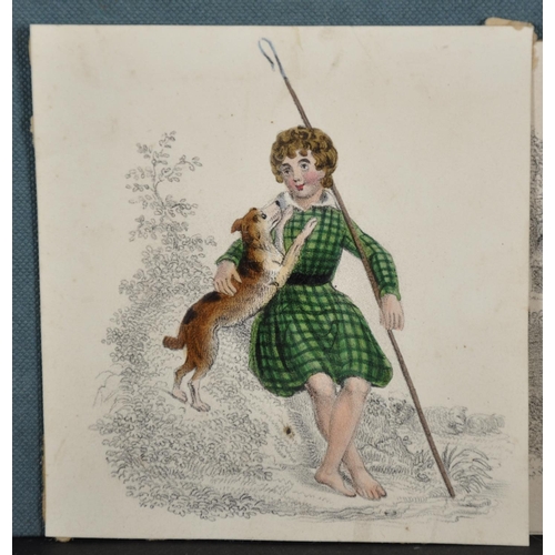 76 - 19th Century English School. A Mother and Child resting on a Path, Watercolour and Pencil, Unframed,... 