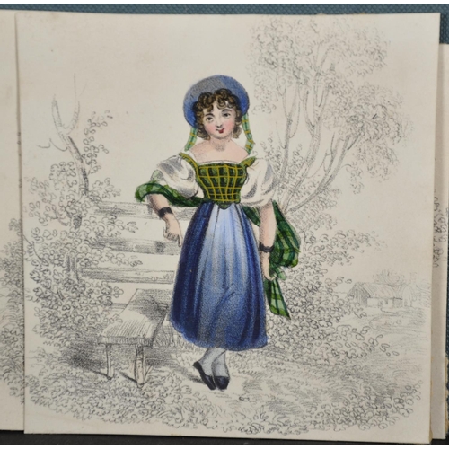 76 - 19th Century English School. A Mother and Child resting on a Path, Watercolour and Pencil, Unframed,... 