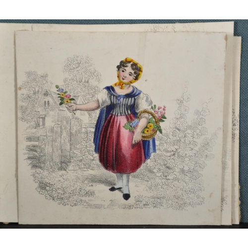 76 - 19th Century English School. A Mother and Child resting on a Path, Watercolour and Pencil, Unframed,... 