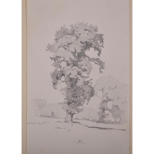 82 - Aubrey F… Sykes (1910-1995) British. “Near Singleton”, Watercolour and Pencil, Inscribed and Dated ’... 