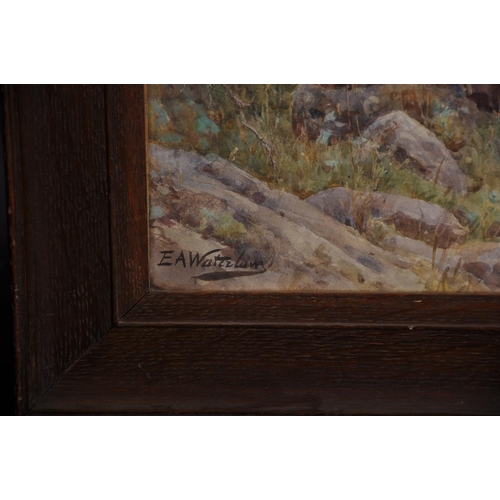 87 - Ernest Albert Waterlow (1850-1919) British. “Wayside Shrine, Bavaria” Watercolour, Signed, 27.5” x 2... 