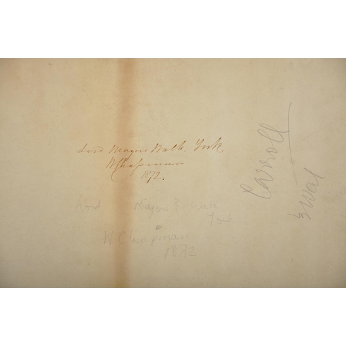 89 - W… Chapman (19th Century) British. “Lord Mayor's Walk, York”, Watercolour, Signed, Inscribed and Dat... 