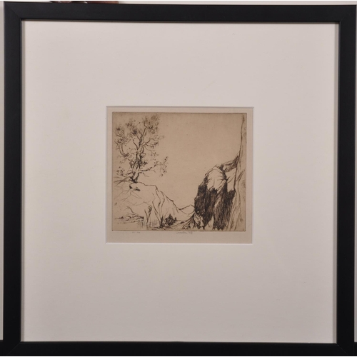 97 - James Hamilton Mackenzie (1875-1926) British. “Sienese Water Carrier”, Etching, Signed in Pencil, 5.... 