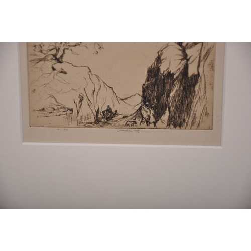 97 - James Hamilton Mackenzie (1875-1926) British. “Sienese Water Carrier”, Etching, Signed in Pencil, 5.... 