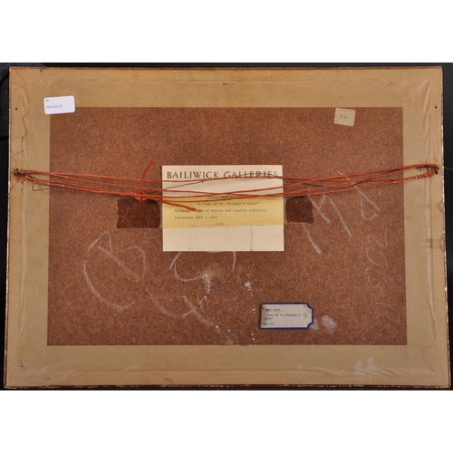 98 - Thomas Hart (1830-1916) British. “A View of St Michael’s Mount”, Watercolour, Signed, 8.25” x 14” (2... 