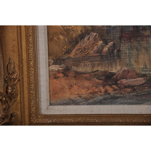 100 - Philip Mitchell (1814-1896) British. A Wooded River Landscape, with Cattle Watering, Watercolour, Si... 