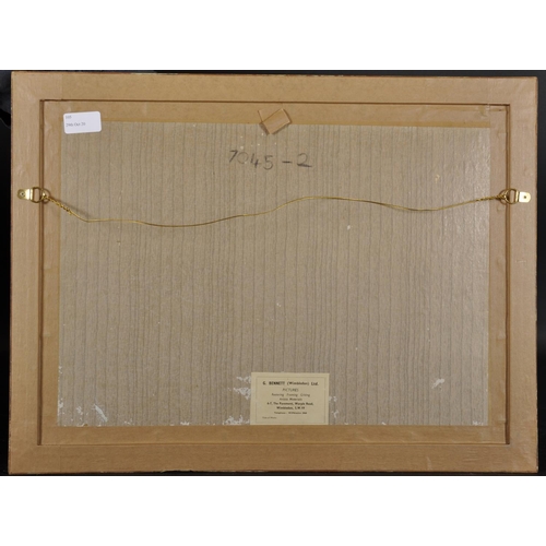 105 - George Oyston (1861-1937) British. A Surrey Landscape, with Sheep Grazing, Watercolour, Signed and D... 