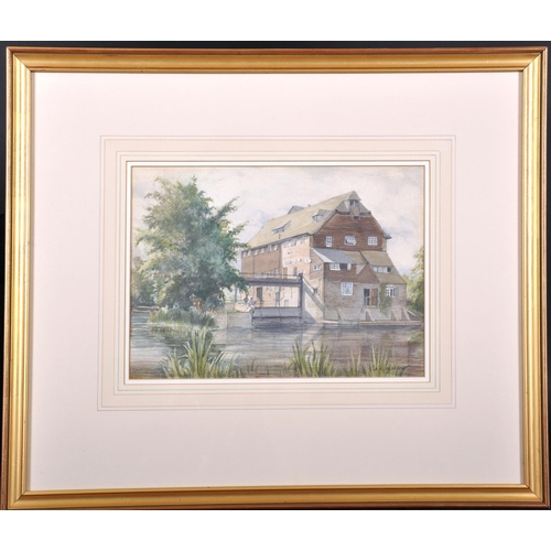 153 - Brian R Tilbrook (20th Century) British. A Mill House, Watercolour, Signed, 9.25” x 12.5” (26 x 31.7... 