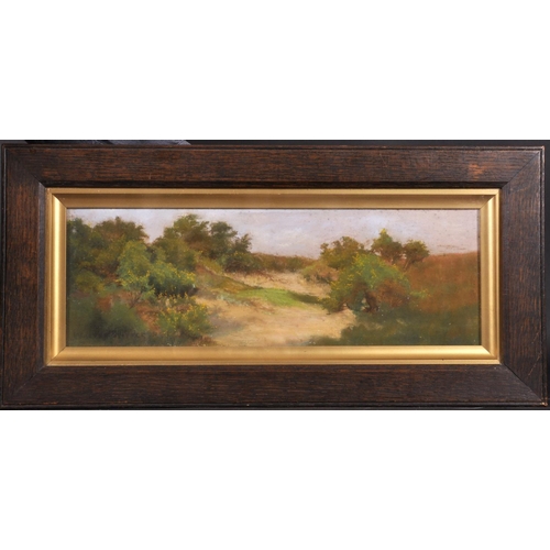 154 - Walter Witter (19th Century) British. ‘Study of Sand Dunes’, Pastel, Signed, 6.25” x 18.25” (16 x 46... 