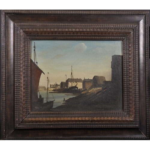 221 - Philip Hugh Padwick (1876-1958) British. “Littlehampton Harbour”, Oil on Artist’s Board, Signed, and... 