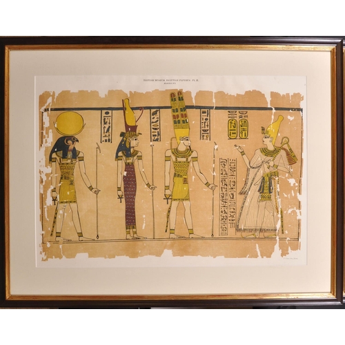 258 - After Frank Corbyn Price (1862-c.1933) American. Egyptian Figures, a coloured Reproductions, Overall... 