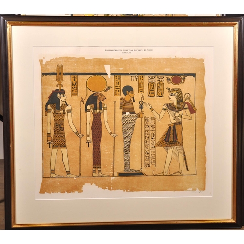 258 - After Frank Corbyn Price (1862-c.1933) American. Egyptian Figures, a coloured Reproductions, Overall... 