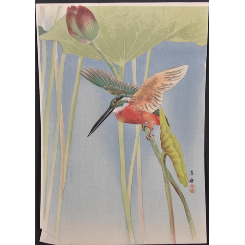 268 - 20th Century Chinese School. Study of an Oriental Bird on a Branch, Mixed Media, Signed with Motif, ... 