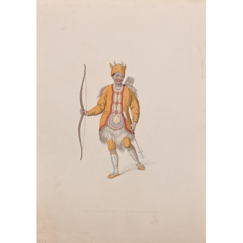 276 - Edward Harding (Late 18th – Early 19th Century) British. “A Tschutskian in Armour”, Print, Inscribed... 