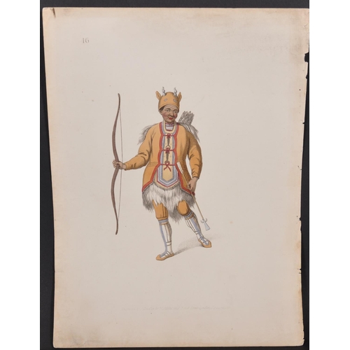 276 - Edward Harding (Late 18th – Early 19th Century) British. “A Tschutskian in Armour”, Print, Inscribed... 