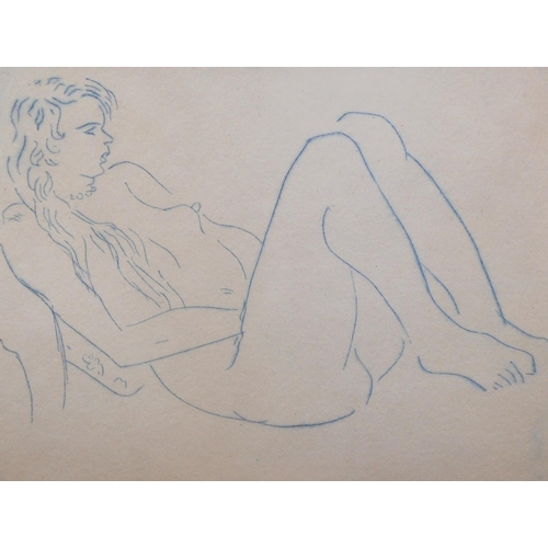 291 - Follower of Henri Matisse (1869-1954) French.  A Reclining Nude, Etching, bears a Signature and numb... 