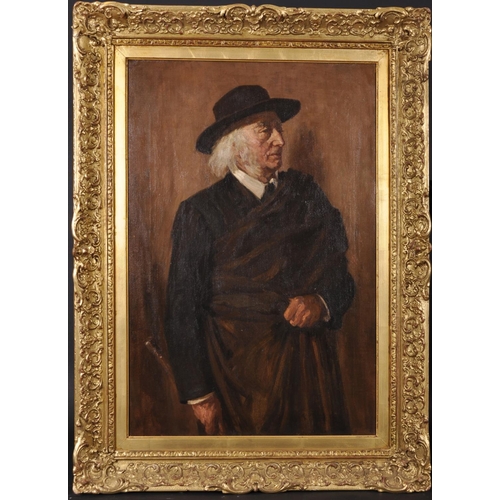 70 - Late 19th Century English School. Half Length Portrait of a Ghillie, Oil on Canvas, in a Fine Gilt C... 