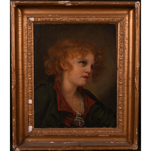 13 - After Jean Baptiste Greuze (1725-1805) French. Bust Portrait of a Young Child, Oil on Canvas, 16” x ... 