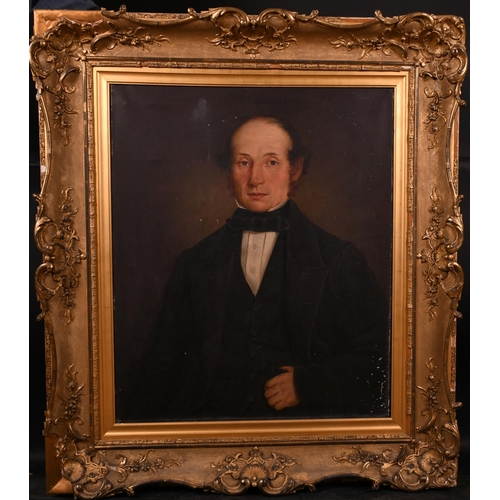 17 - 19th Century English School. A Bust Portrait of a Man, Oil on Canvas, 30” x 25” (76 x 63.5cm)