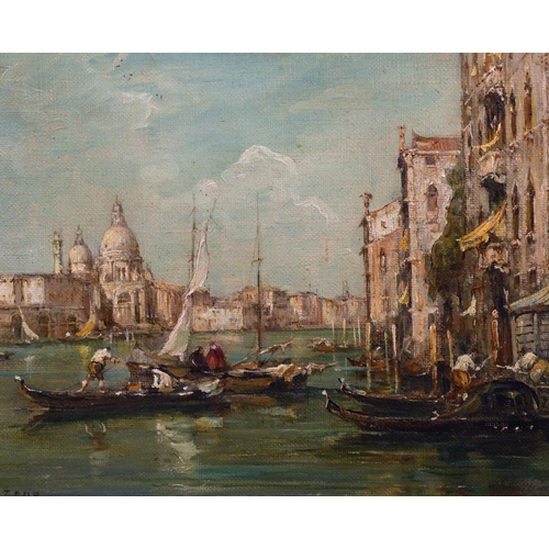 173 - E… Zeno (Early 20th Century) British. A Scene on the Grand Canal, Venice, Oil on Artist’s Board, Sig... 