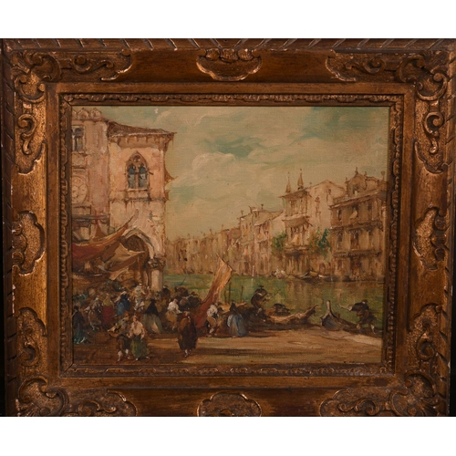 173 - E… Zeno (Early 20th Century) British. A Scene on the Grand Canal, Venice, Oil on Artist’s Board, Sig... 