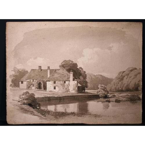 147 - 19th Century English School. “Pembroke College”, Pencil, Inscribed, Unframed, 2.5” x 3.5” (6.4 x 9cm... 