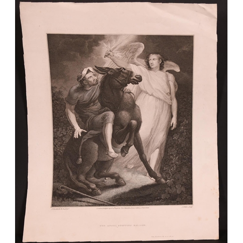 8 - James Northcote (1746-1831) British. “The Angel Stopping Balaam”, Engraving, Unframed, 12.5” x 9.75”... 