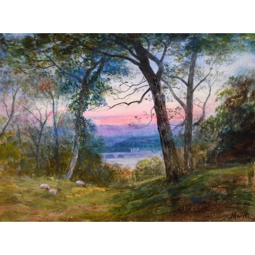 150 - John McWhirter (1839-1911) British. “From the Mount”, Watercolour, Signed, and Inscribed on labels o... 