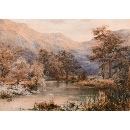 151 - Edward Tucker (1830-1909) British. A Tranquil River Landscape, Watercolour, Signed, 13.75” x 19.5” (... 