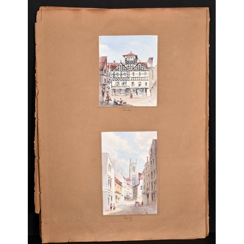 155 - 19th Century English School. “Southampton”, Watercolour, Inscribed on Mount, Unframed, 4” x 12.5” (1... 