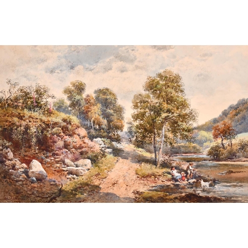 182 - Charles Rowbotham (1826-1904) British. “North Wales”, Watercolour, Signed, Inscribed and Dated 1887-... 