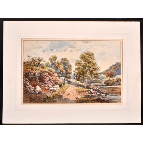 182 - Charles Rowbotham (1826-1904) British. “North Wales”, Watercolour, Signed, Inscribed and Dated 1887-... 