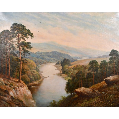 192 - G… M… Freezor (20th Century) British. A Highland River Landscape, Oil on Canvas, Signed, 27” x 33” (... 