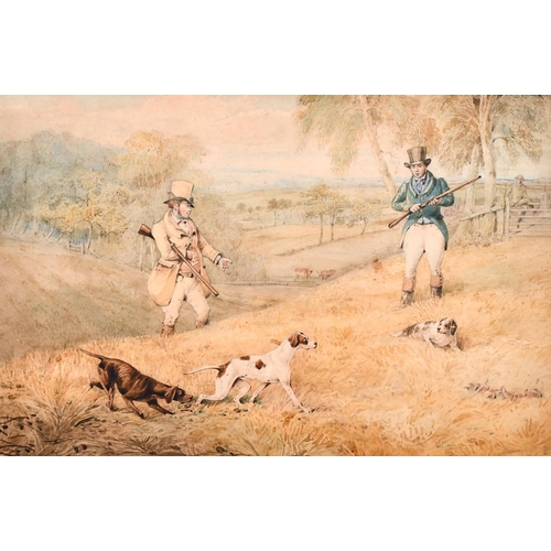 223 - Henry Thomas Alken (1785-1851) British. ‘Day’s Shooting’, Watercolour, 8.25” x 12.5” (21 x 31.7cm). ... 