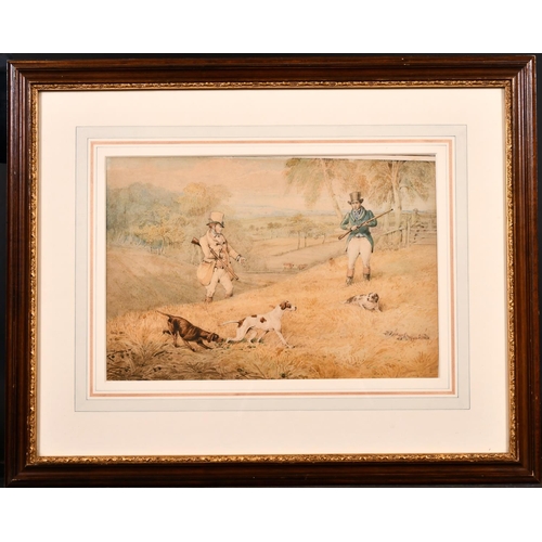 223 - Henry Thomas Alken (1785-1851) British. ‘Day’s Shooting’, Watercolour, 8.25” x 12.5” (21 x 31.7cm). ... 