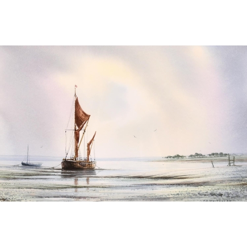 238 - Alan Whitehead (1952-    ) British. A Shipping Scene, Watercolour, Signed, 9” x 13.5” (22.8 x 34.3cm... 